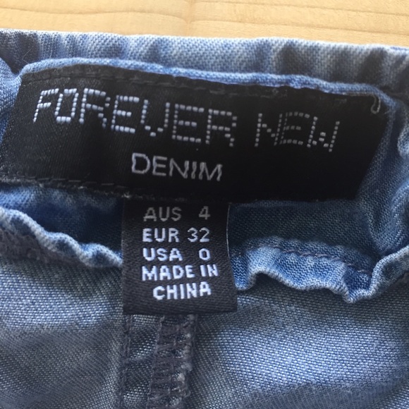 Forever New jean envelope jean jacket - Picture 4 of 8